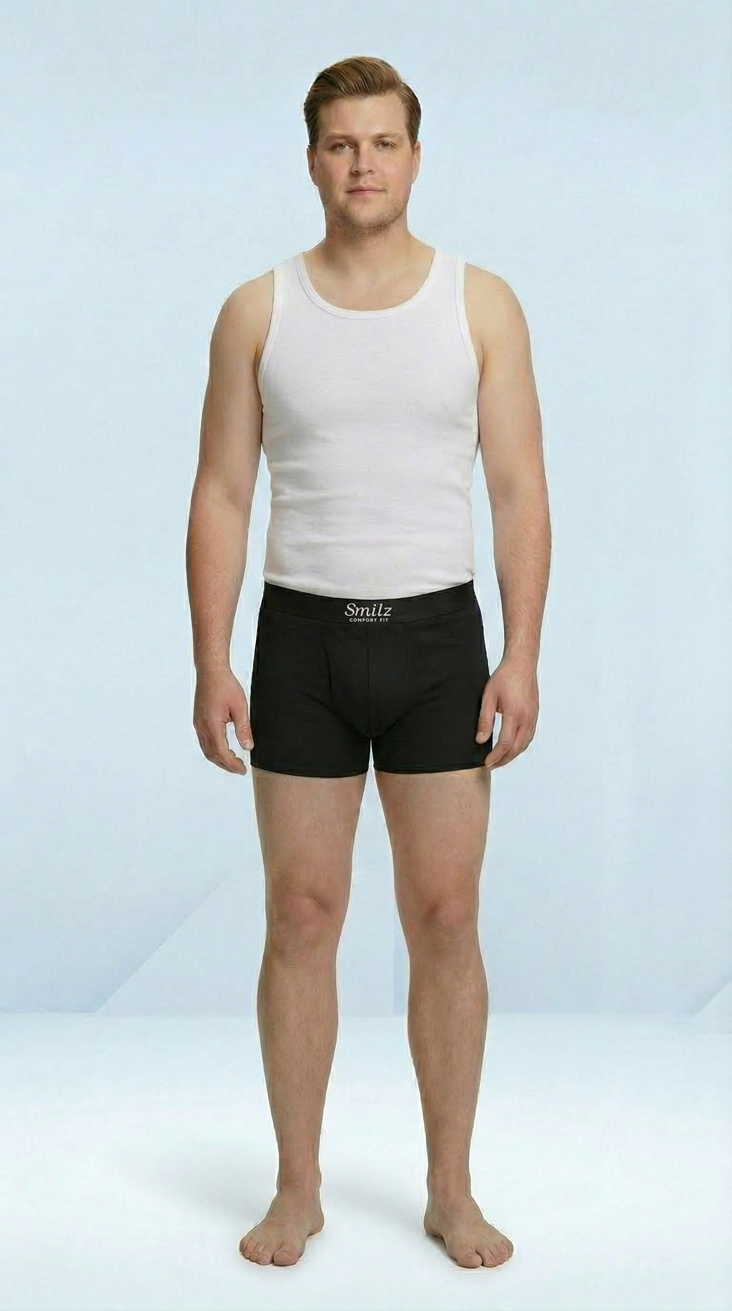 Smilz Black Boxers